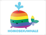 Pop Factory Homosexuwhale Tin Sign