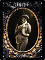 Lilith Mini Tin Sign