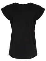 New Moon Ladies Premium Black T-Shirt