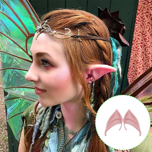 1 Pair Elf Ears Rubber Latex Prosthetic Tips Angel Pixie Fairy Cosplay…