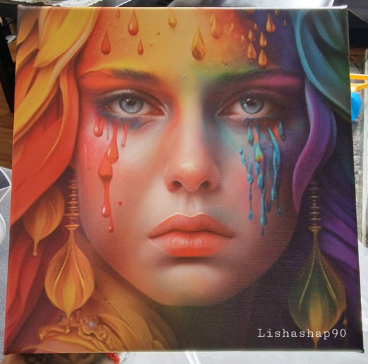 Rainbow Queen Canvas