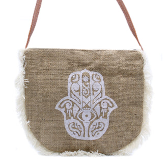 Fringe Bag - Hamsa Print