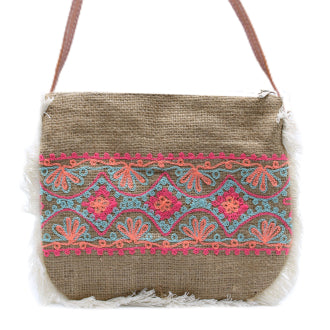 Fringe Bag - Summer Pattern Embroidery