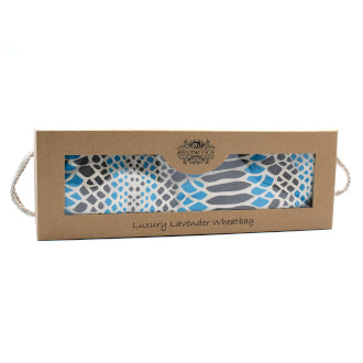 Luxury Lavender Wheat Bag in Gift Box - Blue Viper