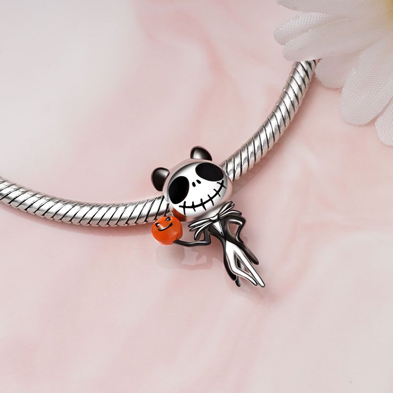 Jack Skull & Pumpkin Halloween Gift Charm