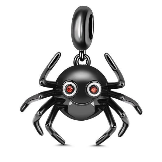 Cute Spider 925 Sterling Silver Charm Pendant