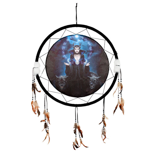 Moon Witch Dreamcatcher by Anne Stokes