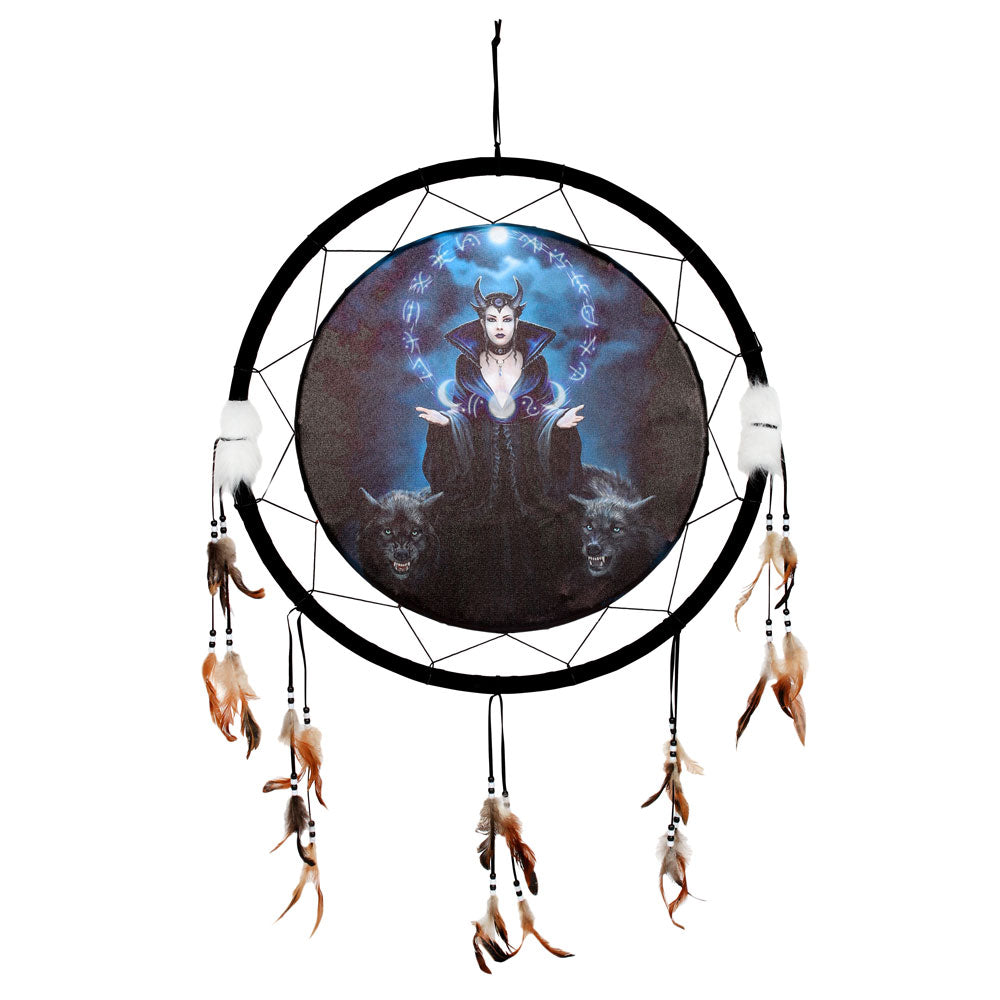 Moon Witch Dreamcatcher by Anne Stokes