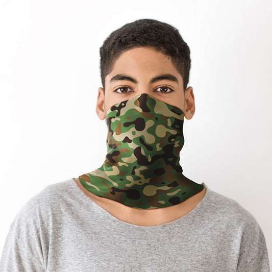 Camouflage Neck Scarf Face Covering