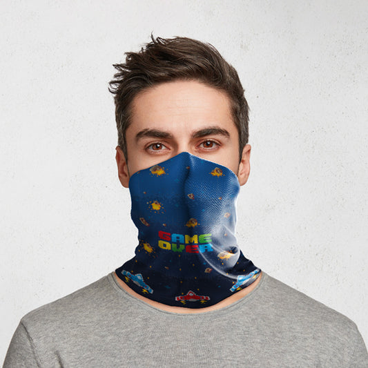 Game Over Neck Scarf Face Covering