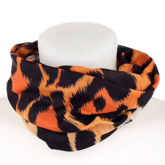 Leopard Animal Print Neck Scarf Face Covering