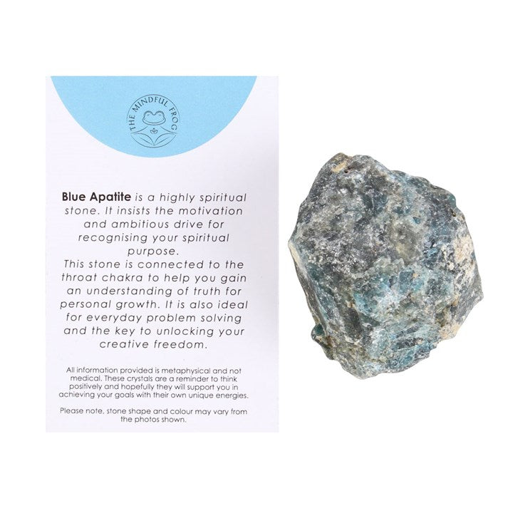 BLUE APATITE HEALING ROUGH CRYSTAL