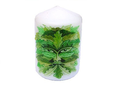 Green Man Candle