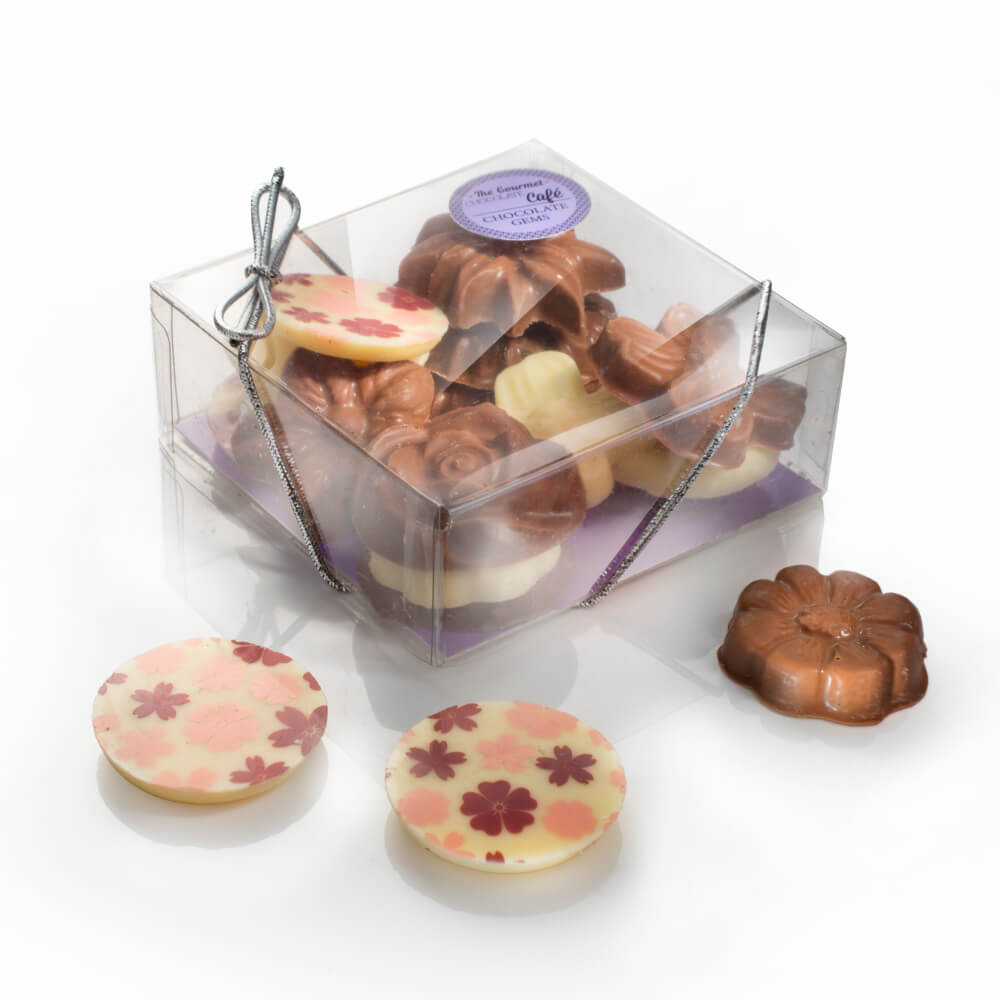 CHOCOLATE FLOWERS GIFT BOX