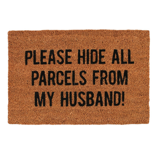 Hide All Parcels Natural Doormat