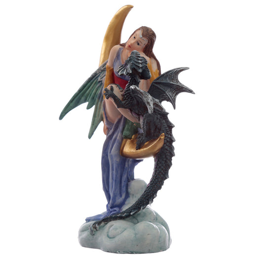 Midnight Moon Dragon Spirit of the Forest Fairy Figurine