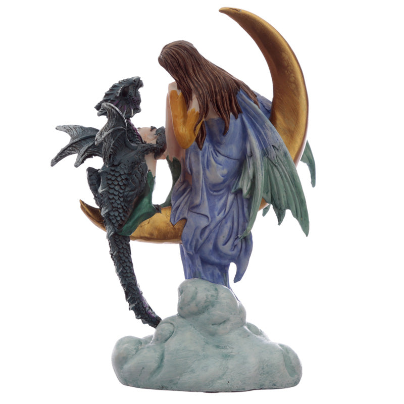 Midnight Moon Dragon Spirit of the Forest Fairy Figurine