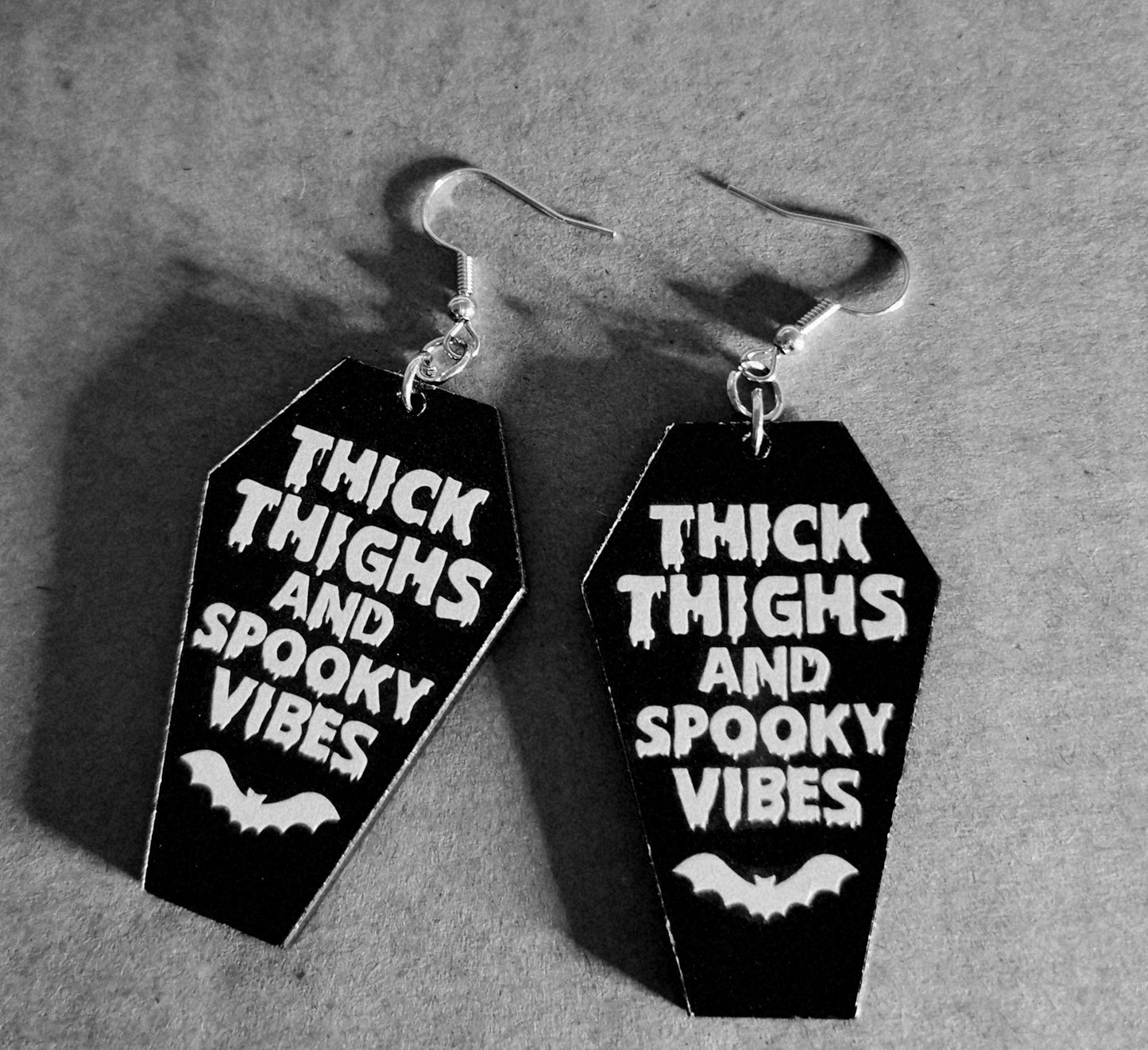 Thick Thighs and Spooky Vibes Earrings