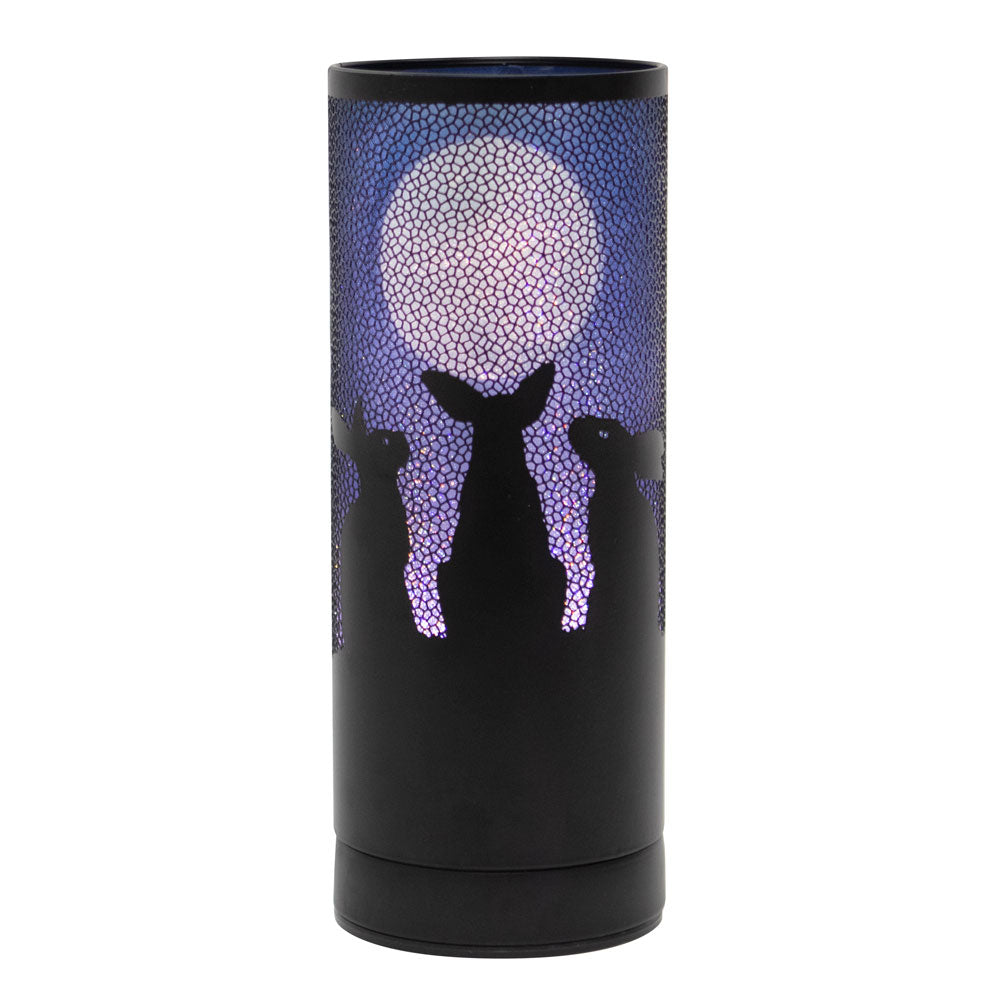 Moon Gazing Hares Aroma Lamp by Lisa Parker