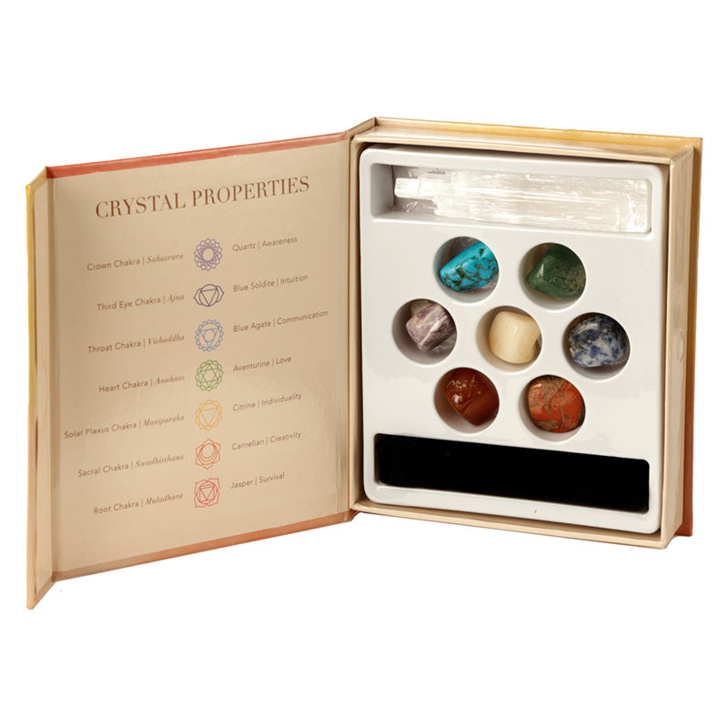 Chakra Stones Kit with Crystal