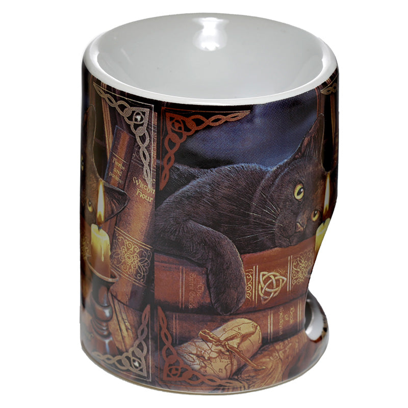 Ceramic Lisa Parker Oil Burner - The Witching Hour Cat