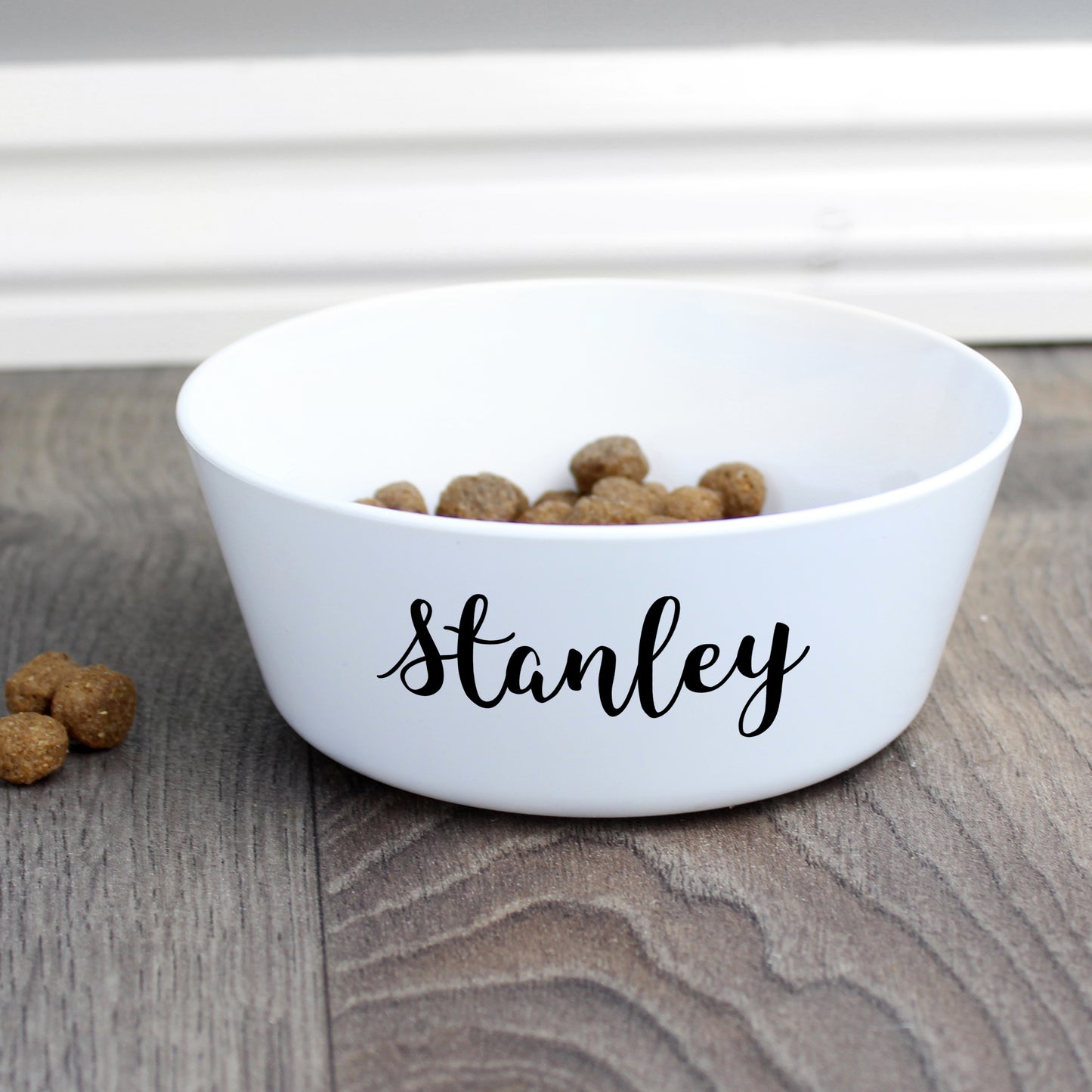 Personalised Name Plastic Cat Bowl