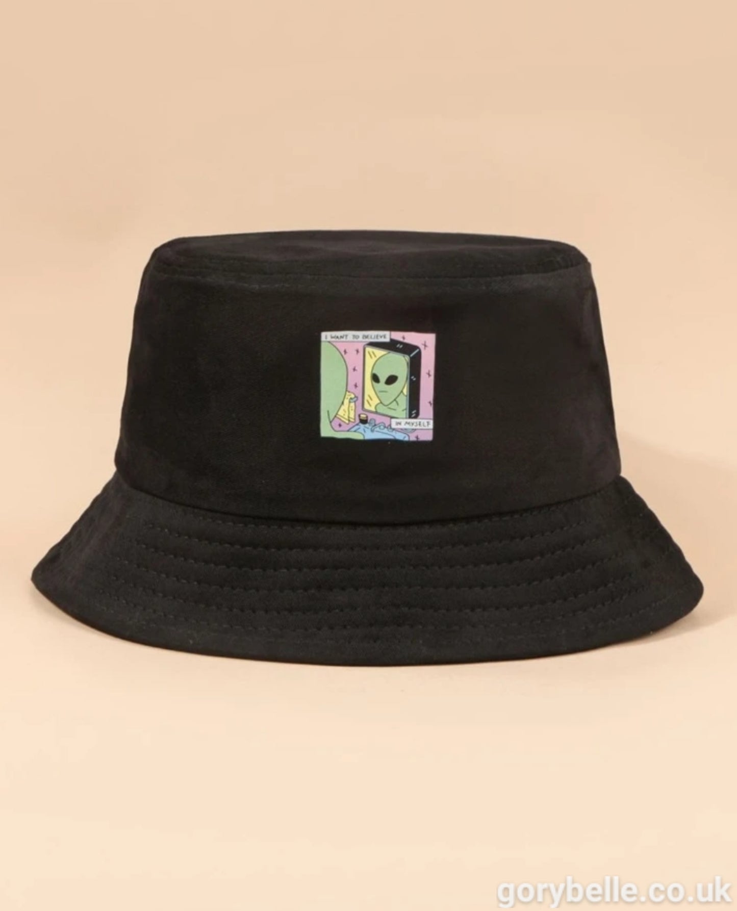 Alien Pattern Bucket Hat