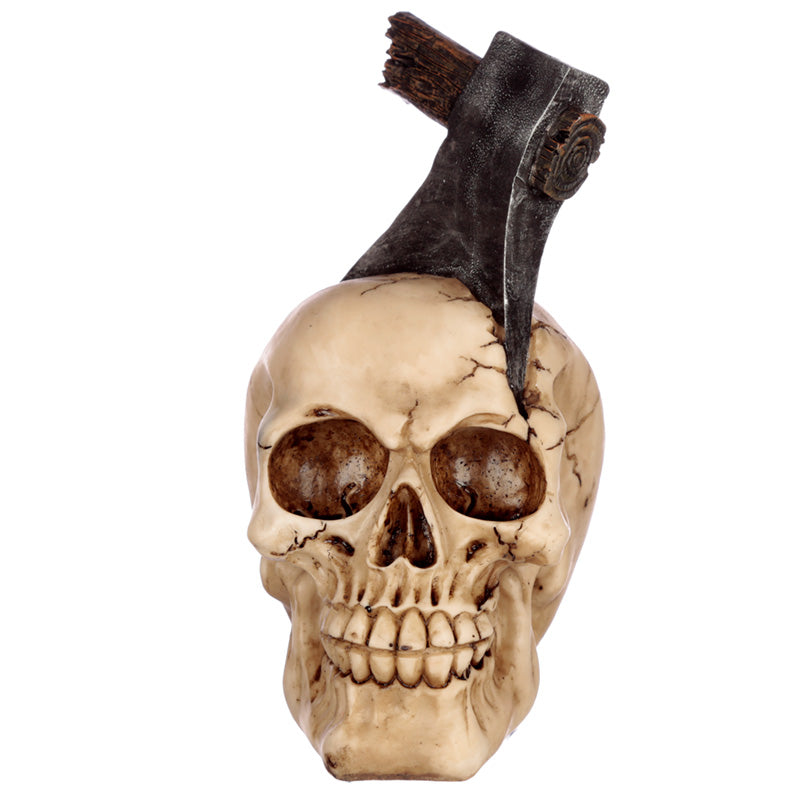 Axe Head Skull Ornament