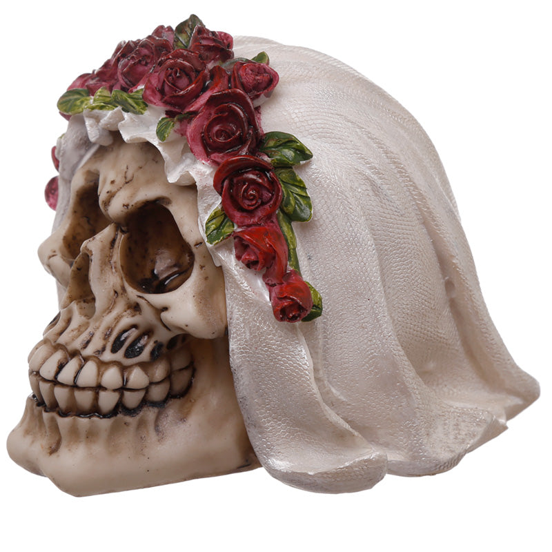 Gothic Wedding Day Skull Bride Ornament
