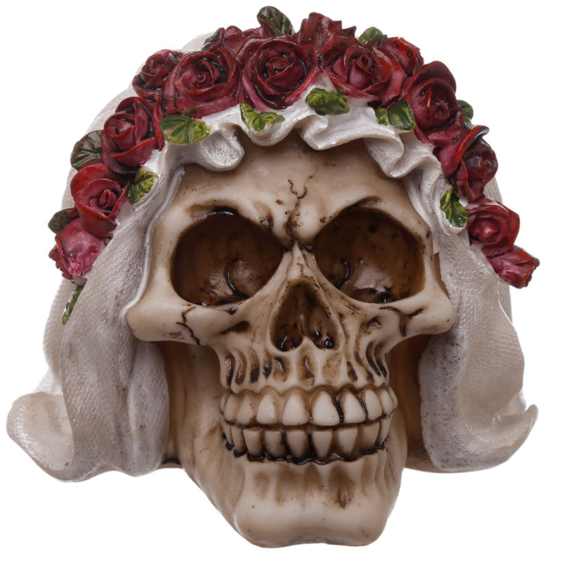 Gothic Wedding Day Skull Bride Ornament