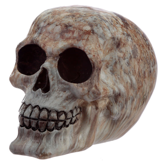 Marble Skull Head Ornament