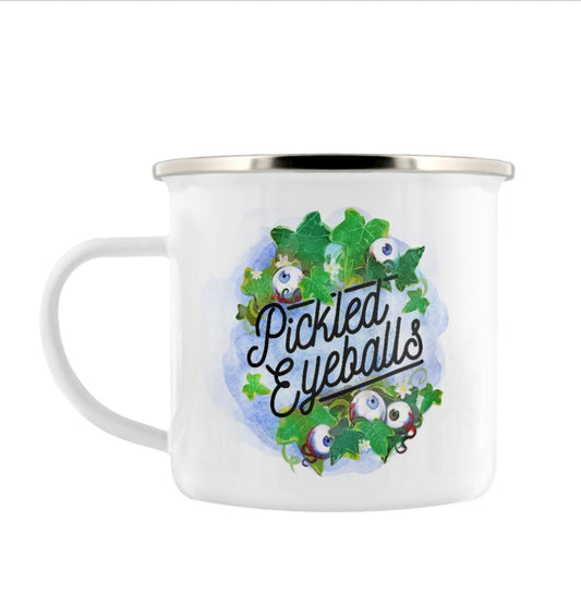 Deadly Detox Pickled Eyeballs Enamel Mug