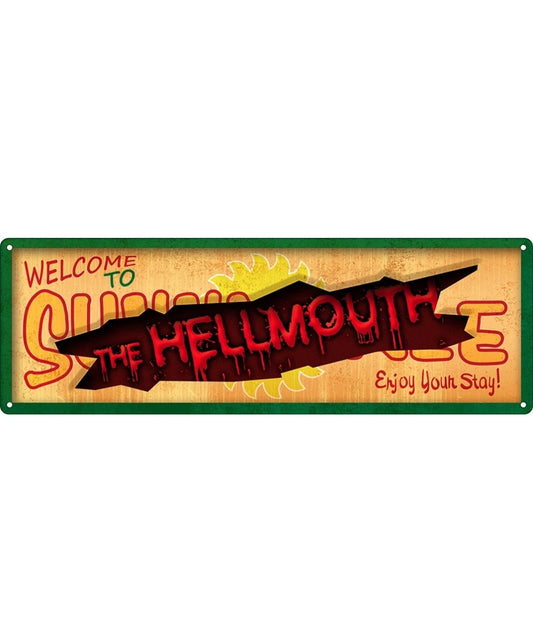 Welcome To Sunnydale Slim Tin Sign