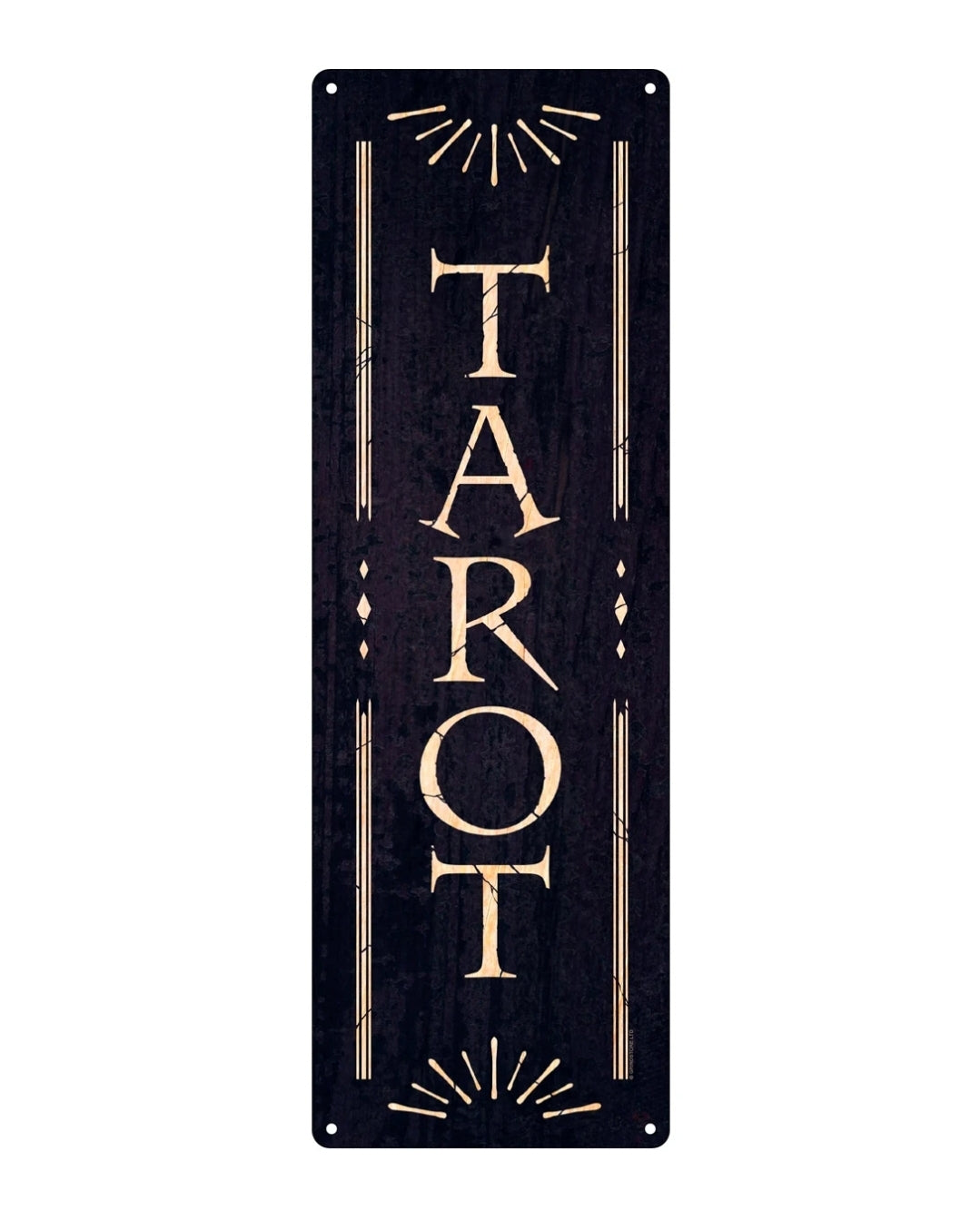 Tarot Slim Tin Sign