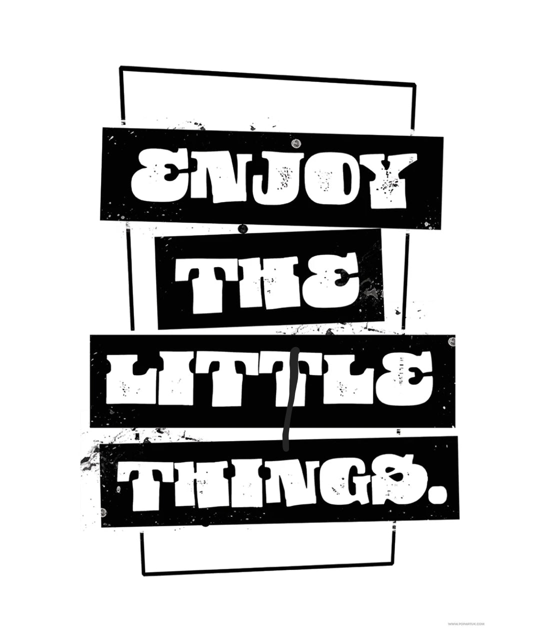 Enjoy The Little Things Mini Poster