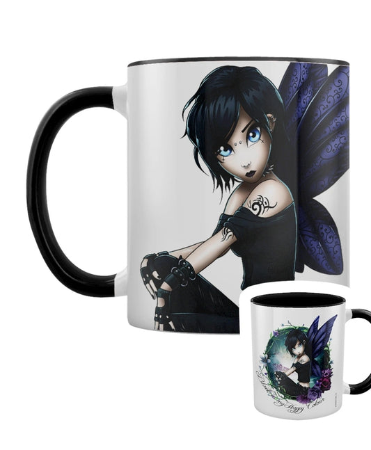 Hexxie Paige Black Is My Happy Colour Black Inner 2-Tone Mug