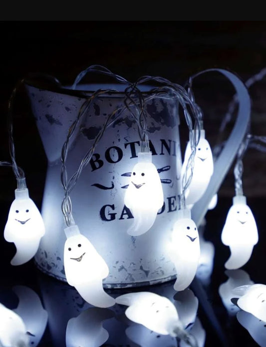 Halloween String Light With 10pcs Ghost Shaped Bulbs
