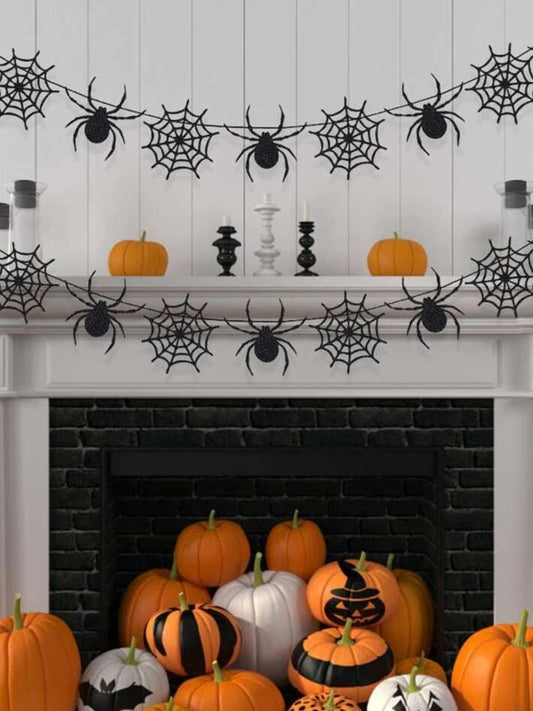 1pc Halloween Spider Flag Banner