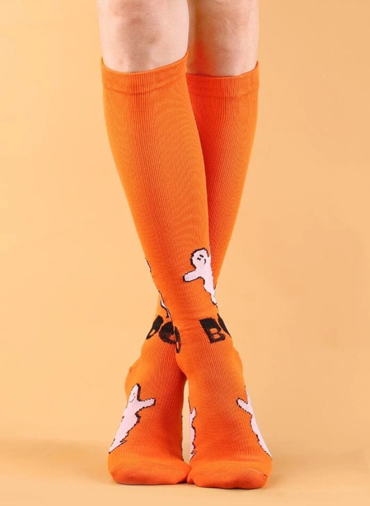 Halloween knee socks