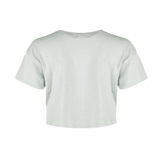 LGBT-Rex White Boxy Crop Top