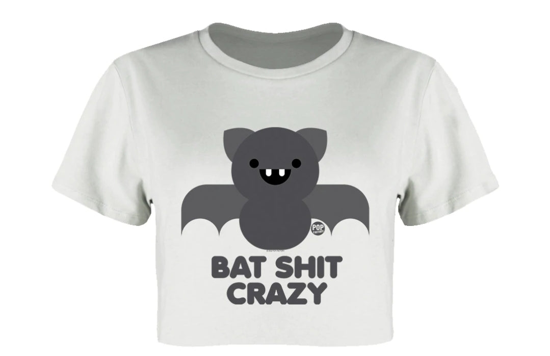 Bat Shit Crazy Boxy Crop Top