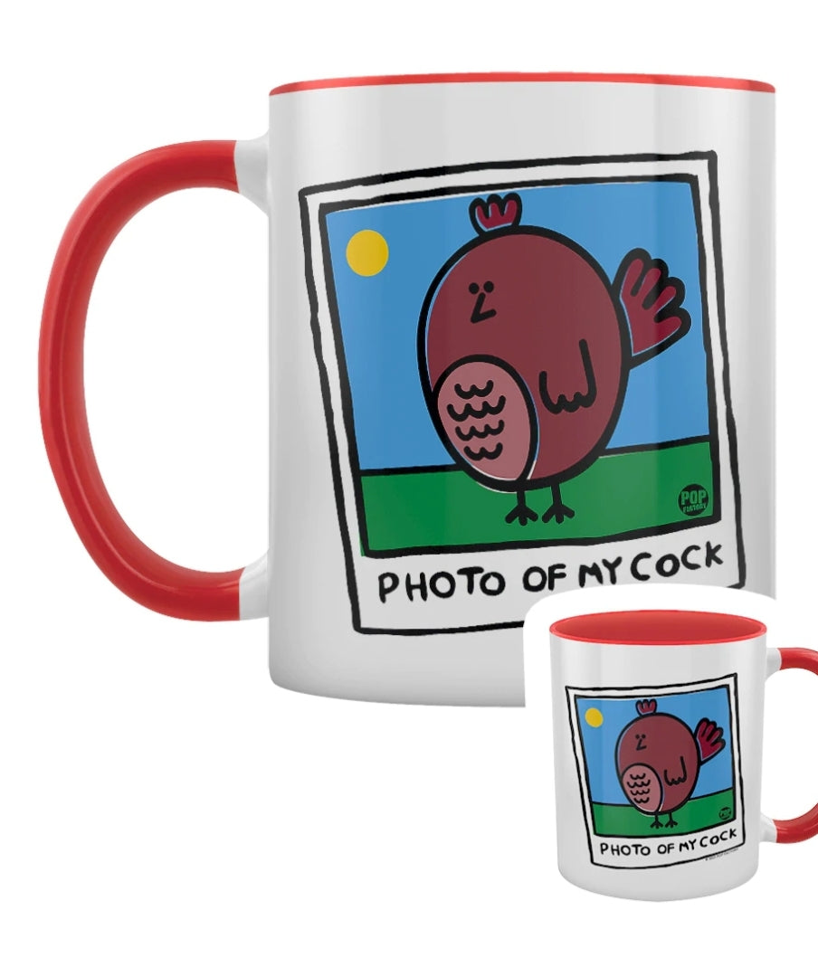 Photo Of My Cock Two-Tone Mug