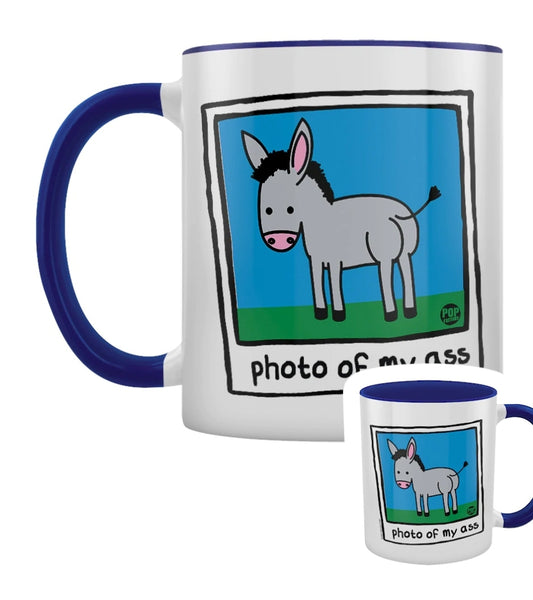 Photo Of My Ass Two-Tone Mug