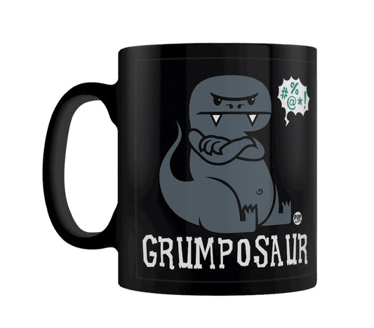 Grumposaur Black Mug