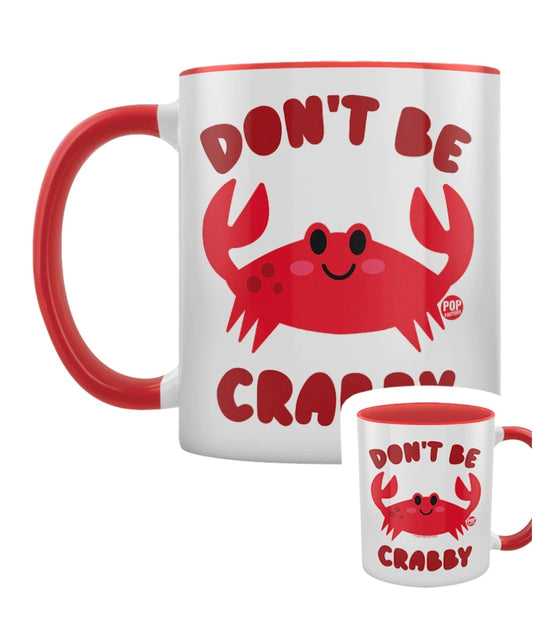 Don't Be Crabby Two-Tone Mug