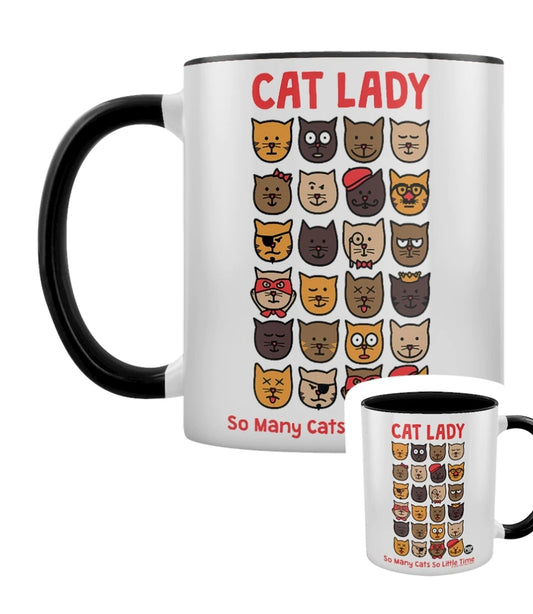 Cat Lady Two-Tone Mug