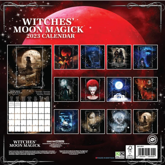 Witches' Moon Magick 2023 Square Calendar