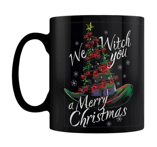 We Witch You A Merry Christmas Black Mug