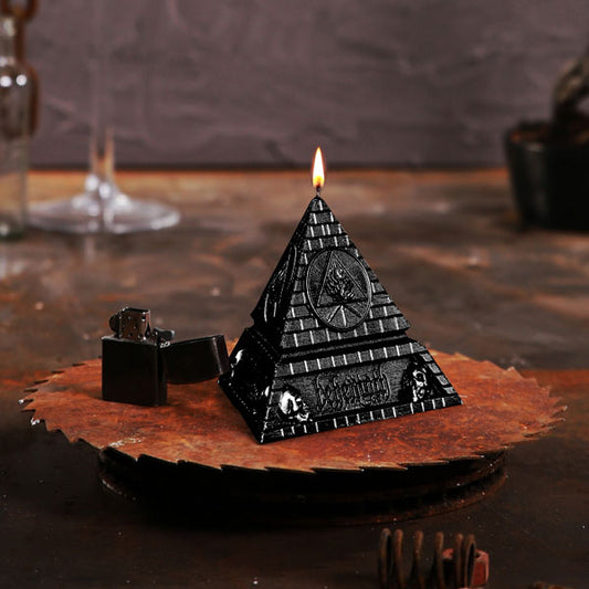 Behemoth Candle - The Unholy Trinity - Pyramid - Black Metallic