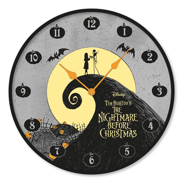 Nightmare Before Christmas (Jack & Sally) Clock